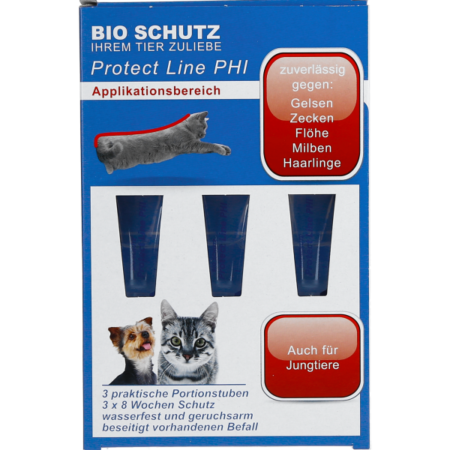 BIO SCHUTZ Protect Line PHI für Katzen und kleine Hunde 3x 2ml