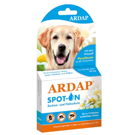 ARDAP Spot-On Zecken- und Flohschutz für Hunde über 25 kg