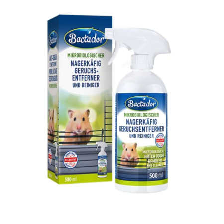 BACTADOR Nagerkäfig Geruchsentferner und Reiniger gebrauchsfertig 500 ml