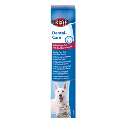 TRIXIE Dental Care Zahnpflege-Gel mit Rindfleischaroma 100 g