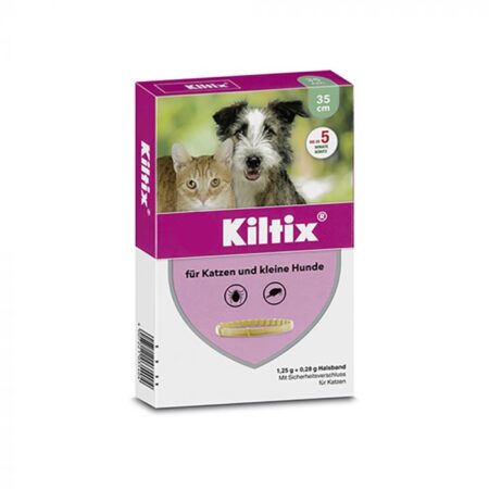 BAYER Kiltix Ungezieferhalsband für Katzen und kleine Hunde