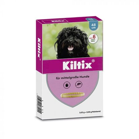 BAYER Kiltix Ungezieferhalsband für mittelgroße Hunde