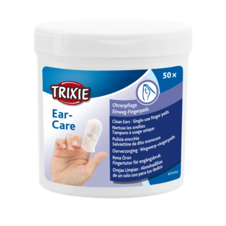 TRIXIE Ear-Care Ohrenpflege Einweg-Fingerpads 50 Stück