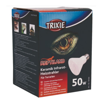 TRIXIE Reptiland Infrarot Wärme Spot-Lampe für Terrarien 75W